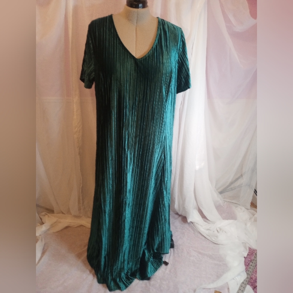 Women Within Spandex Short Sleeve Long Dress. SKU 18W